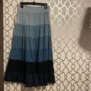 Ombré denim/chambray